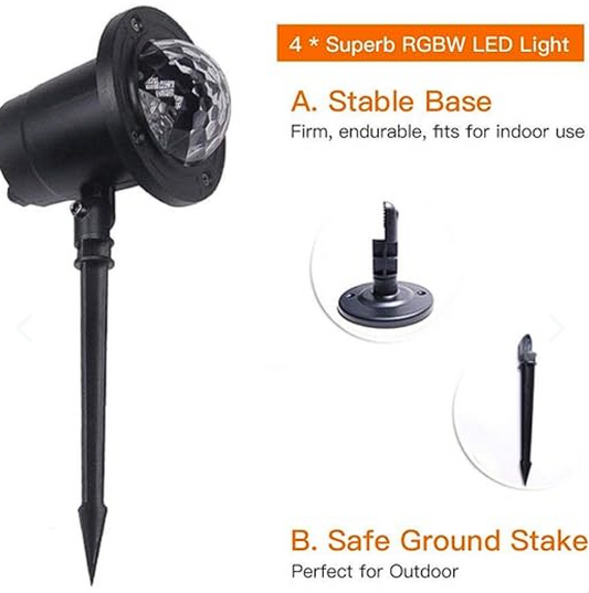 🌌 Lámpara con Proyector de Luz Recargable 🌌