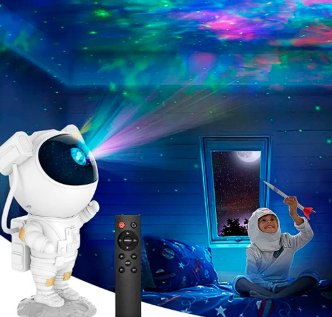 🚀 Parlante Proyector Astronauta 🚀