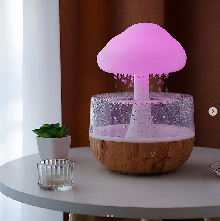 🌧️✨Lámpara Nube de Lluvia LED ✨🌧️