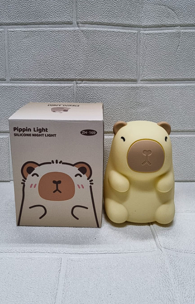 🦦 Lámpara Capibara LED de Silicona 🦦