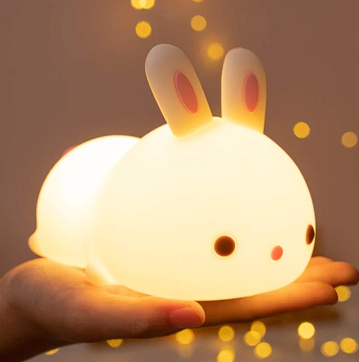 🐰 Lámpara de Conejo de Silicona LED 🐰