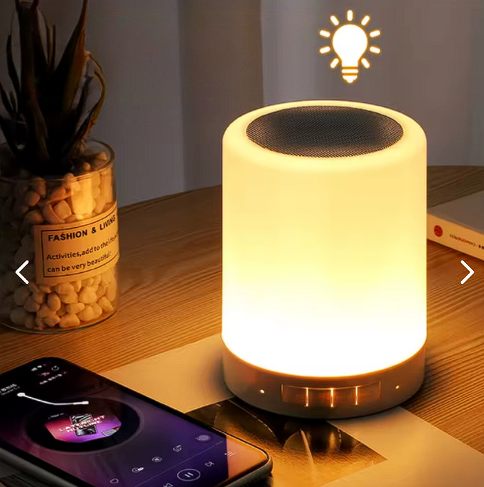 🎶 Lámpara Parlante LED Portátil 🎶