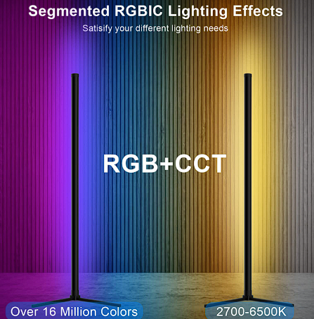 🌈 Lámpara Recta LED RGB 🌈
