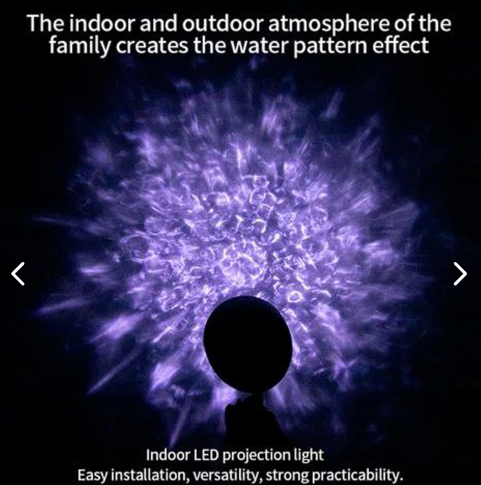 🌌 Lámpara con Proyector de Luz Recargable 🌌